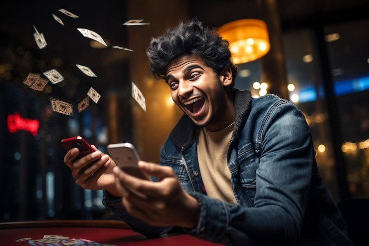 Live Casino Hold'em dealer table on ongtoto wap platform